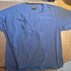 Light blue Skechers scrubs